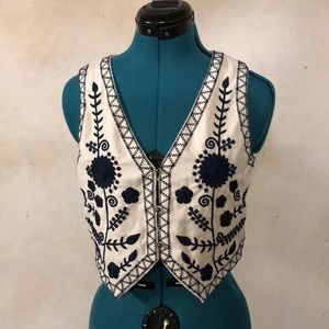 21 Embroidered Boho Vest